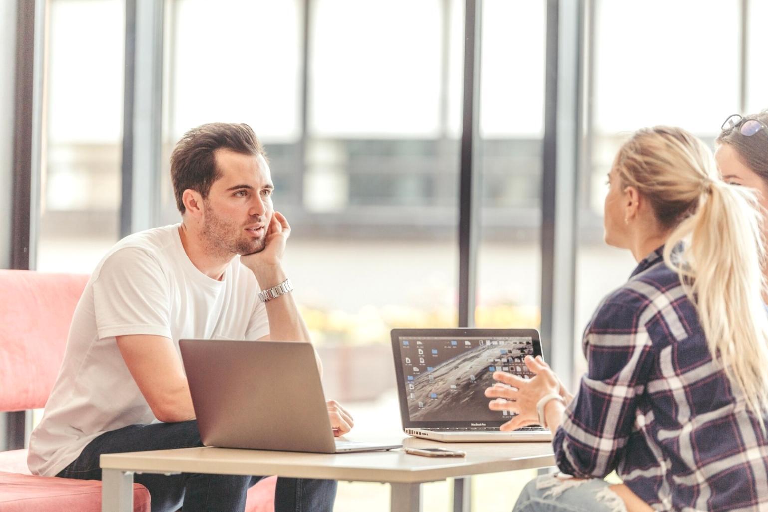 Financial analysis workspace with data visualization tools